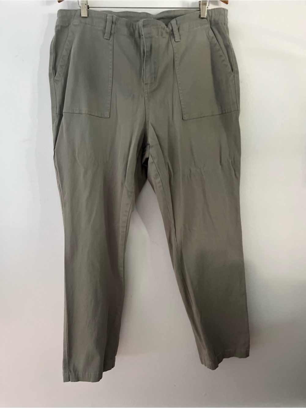Ava & Viv Pants Chino Stretch Denim Large Pockets Light Green Women's Size 18W